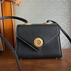Mila Schon vintage box bag black